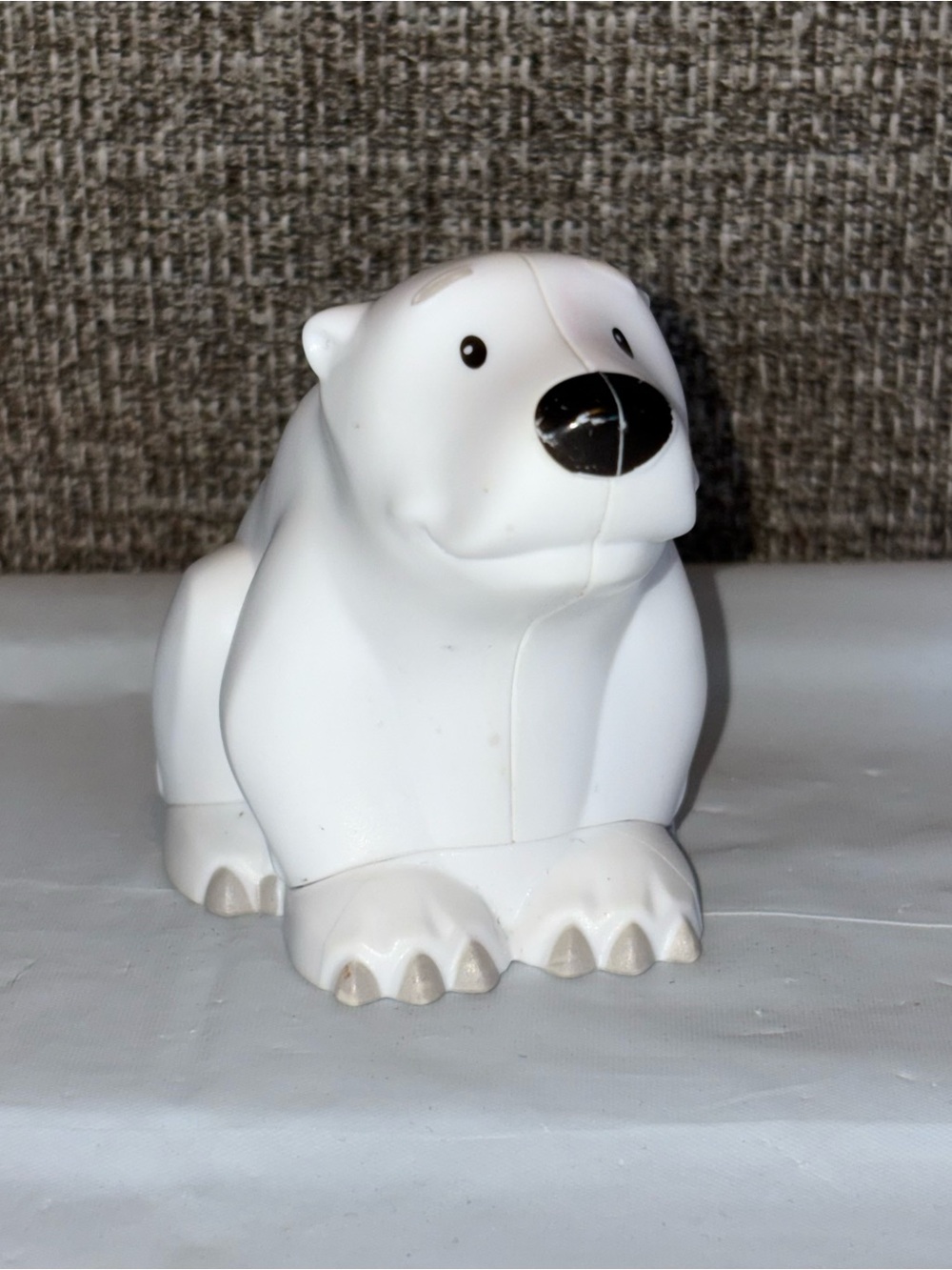 Fisher Price Little People White POLAR BEAR Choo Choo Zoo Train Replacement 2018